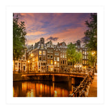 AMSTERDAM Idyllic impression from Singel  (Print Only) thumbnail