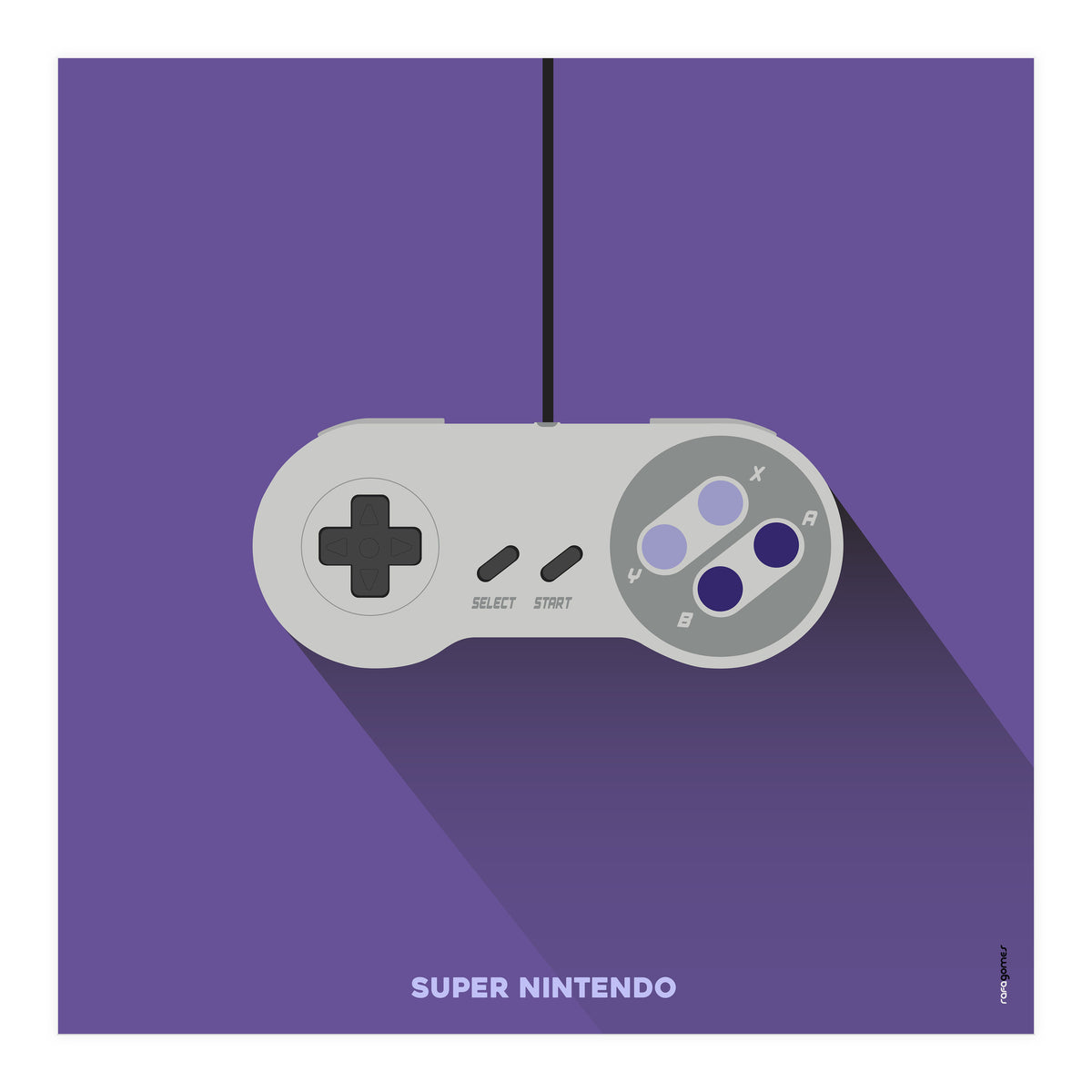Joystick Videogames Super Nintendo (Print Only)