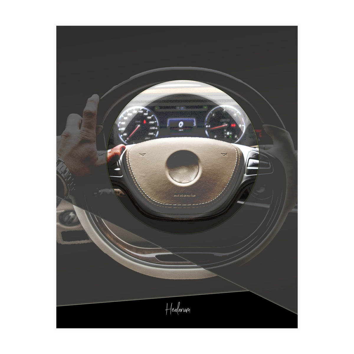 Emoji & Cars beige (Print Only)