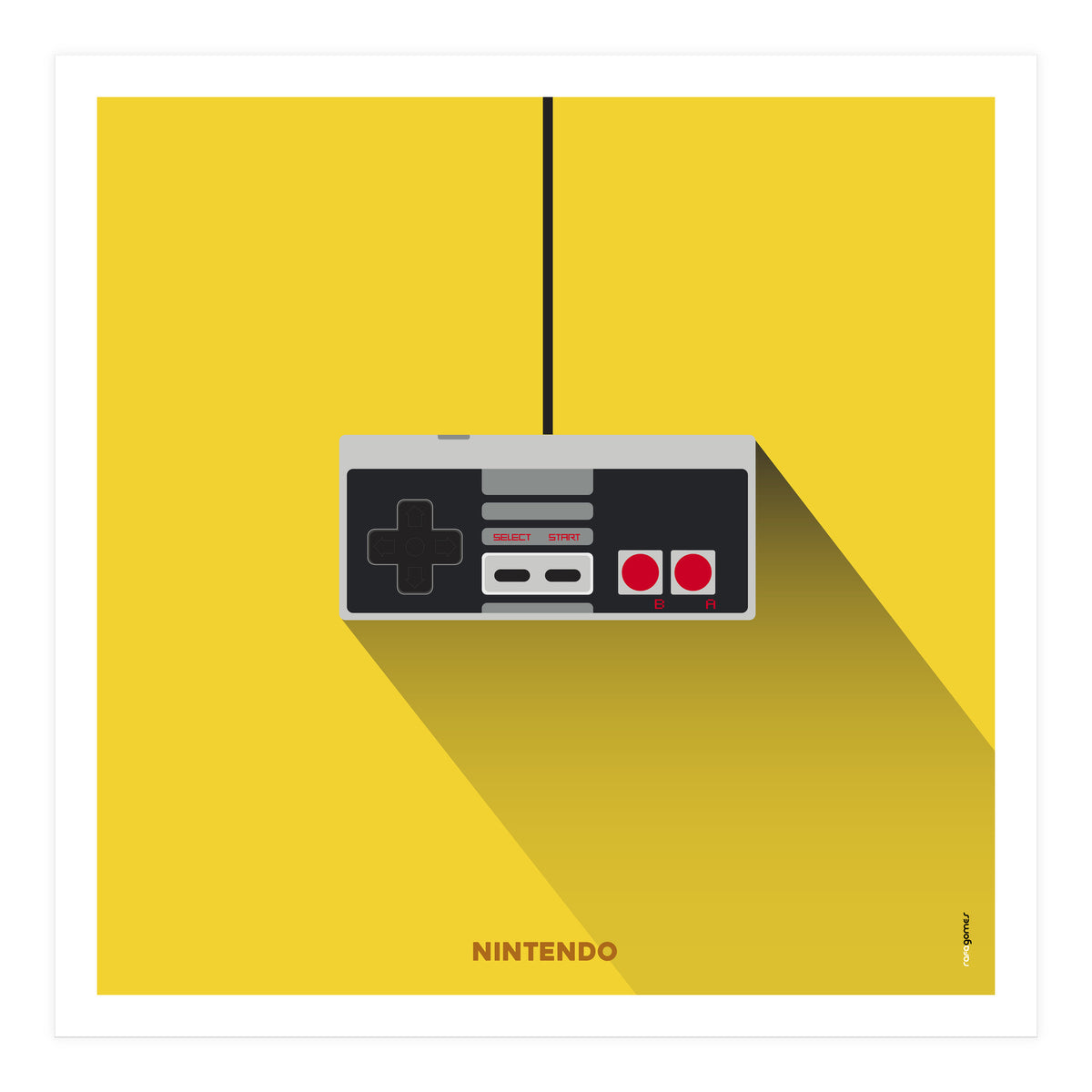 Joystick Videogames Nintendo (Print Only)