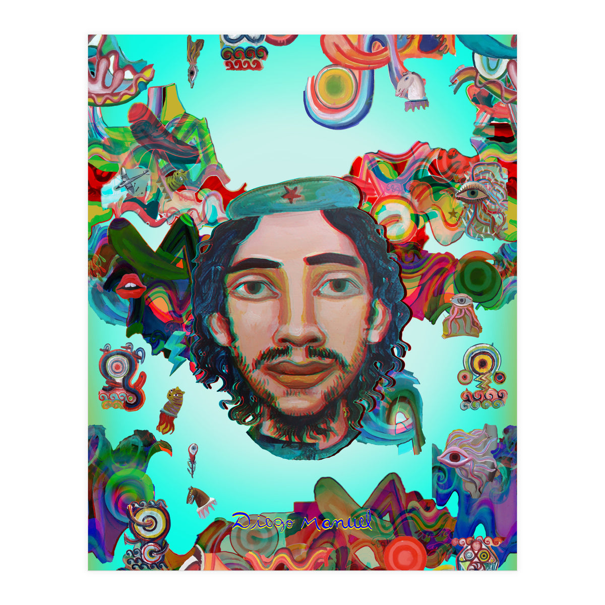 El Che Y Graffiti 4 (Print Only)