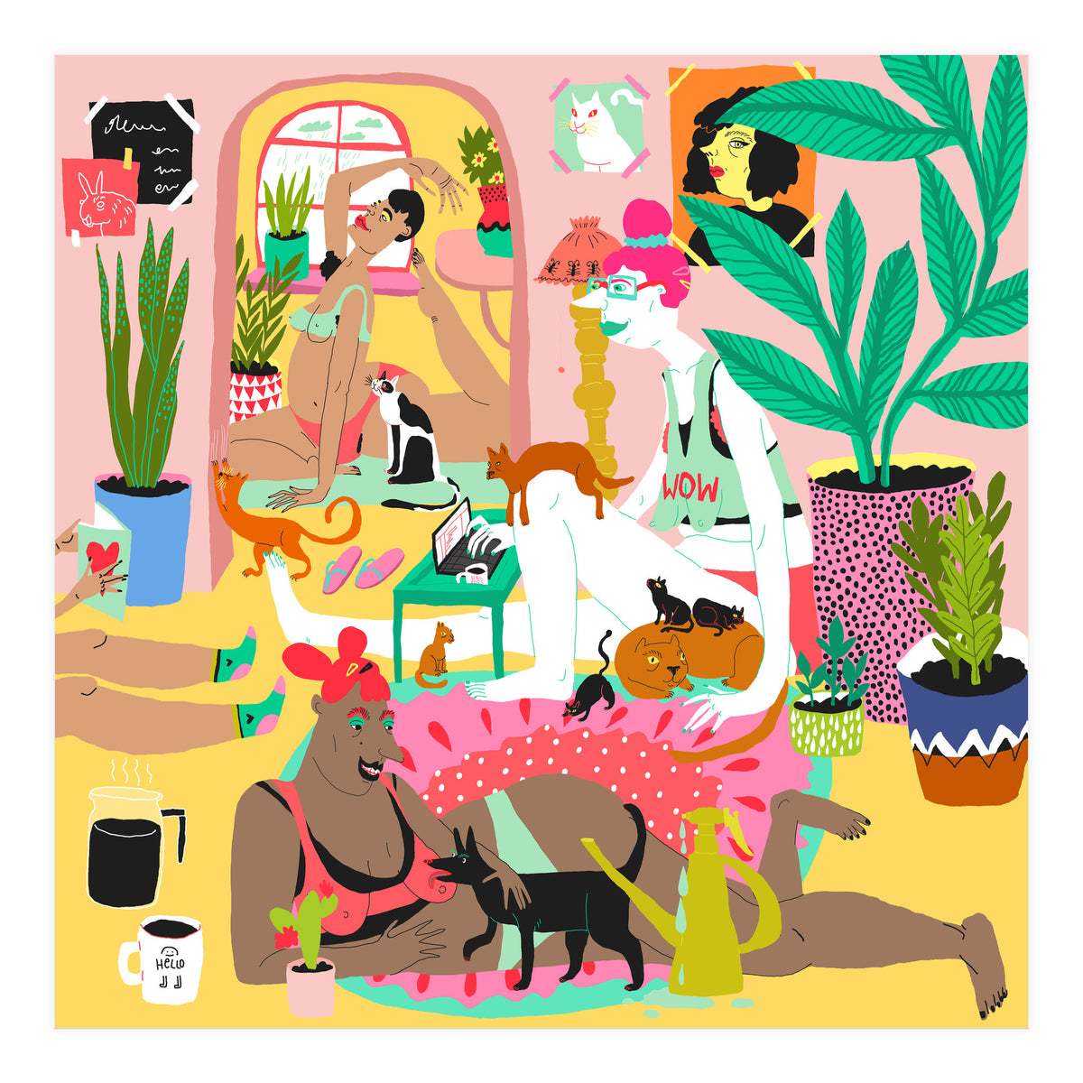 Staying At Home Together (Print Only)