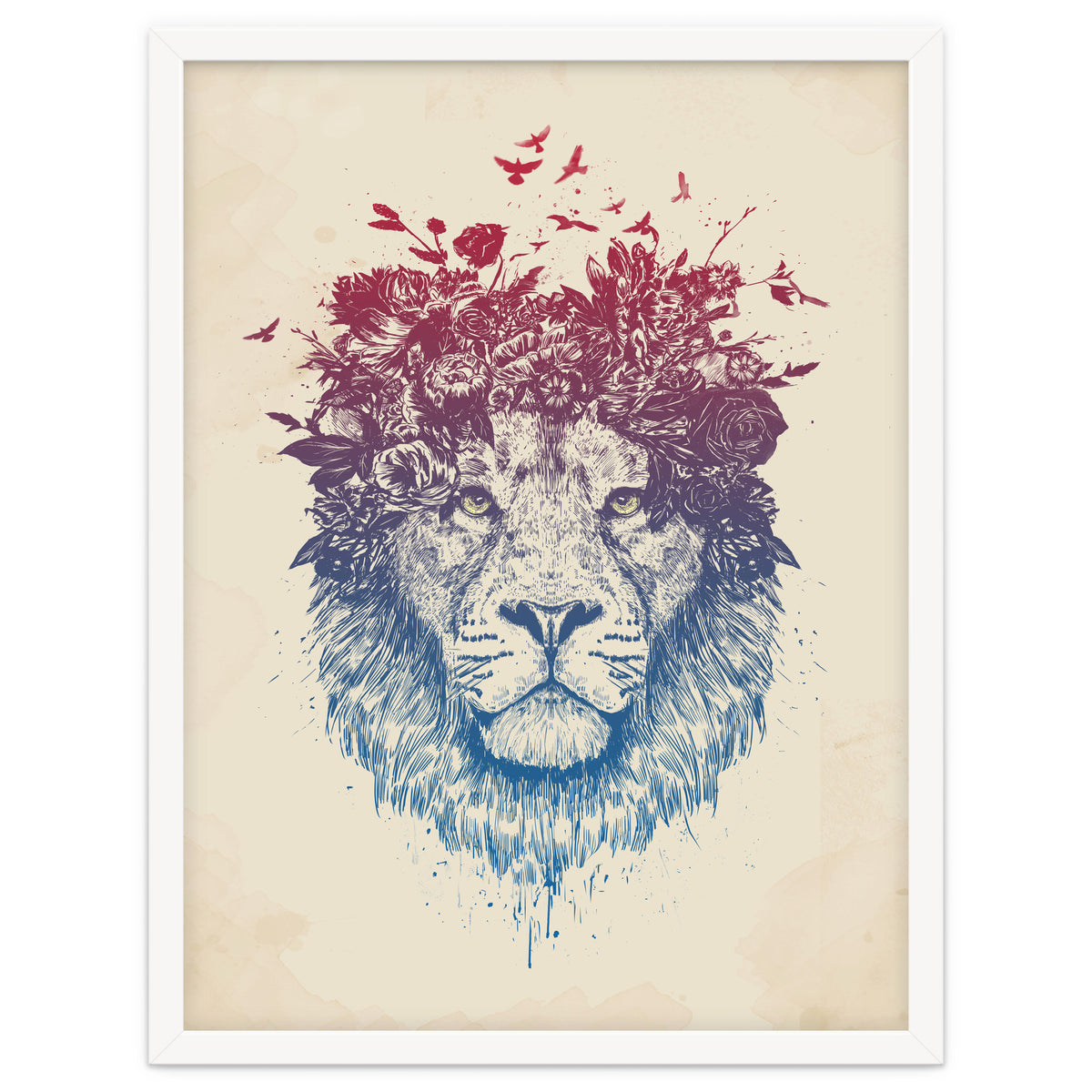 Floral Lion III