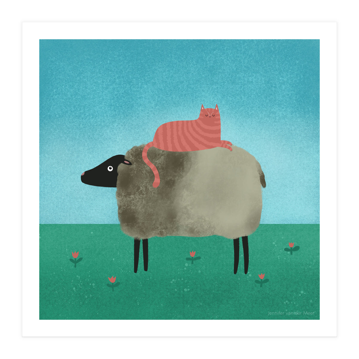 Cat 89: The friends (Print Only)