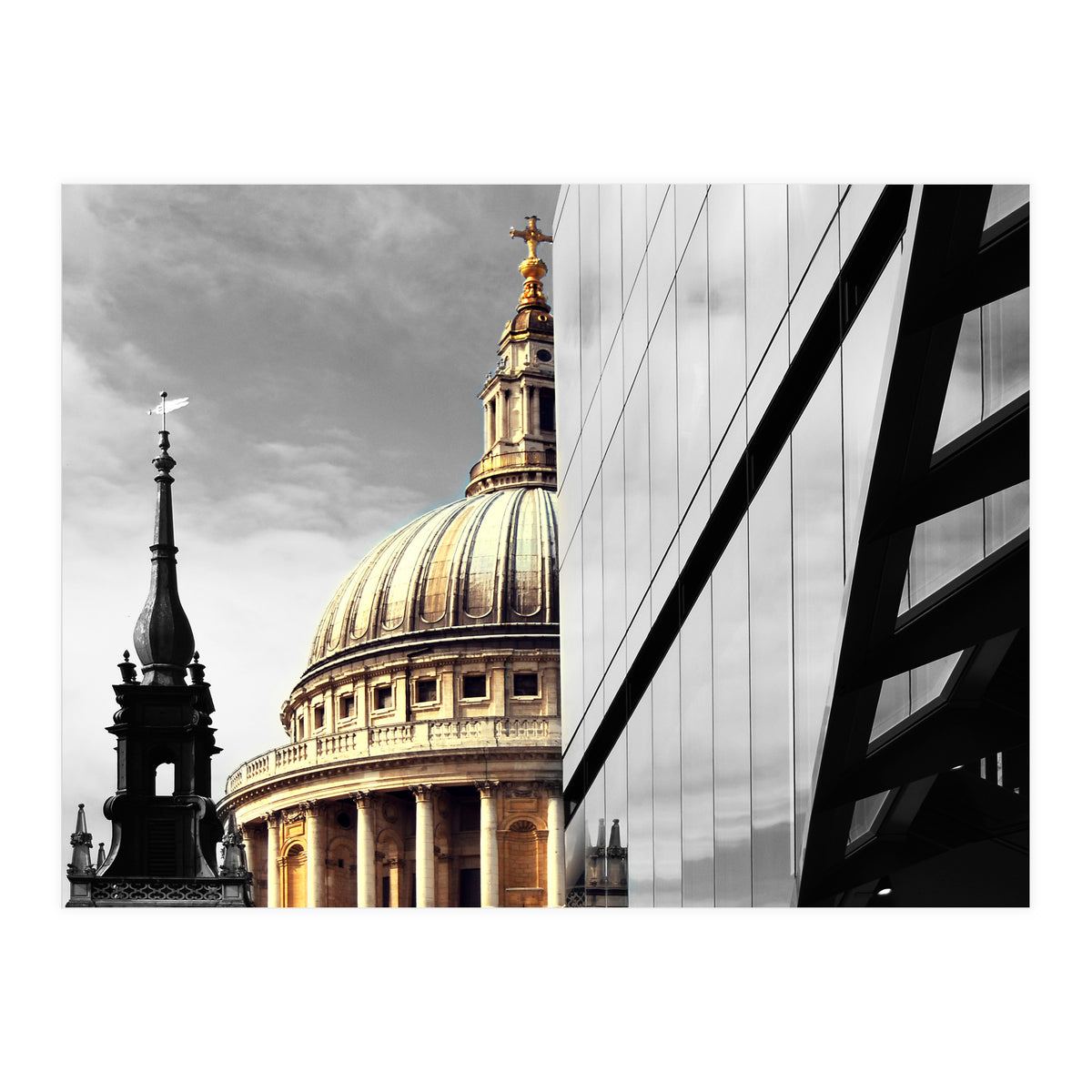 St Paul's London Reflection (Print Only)