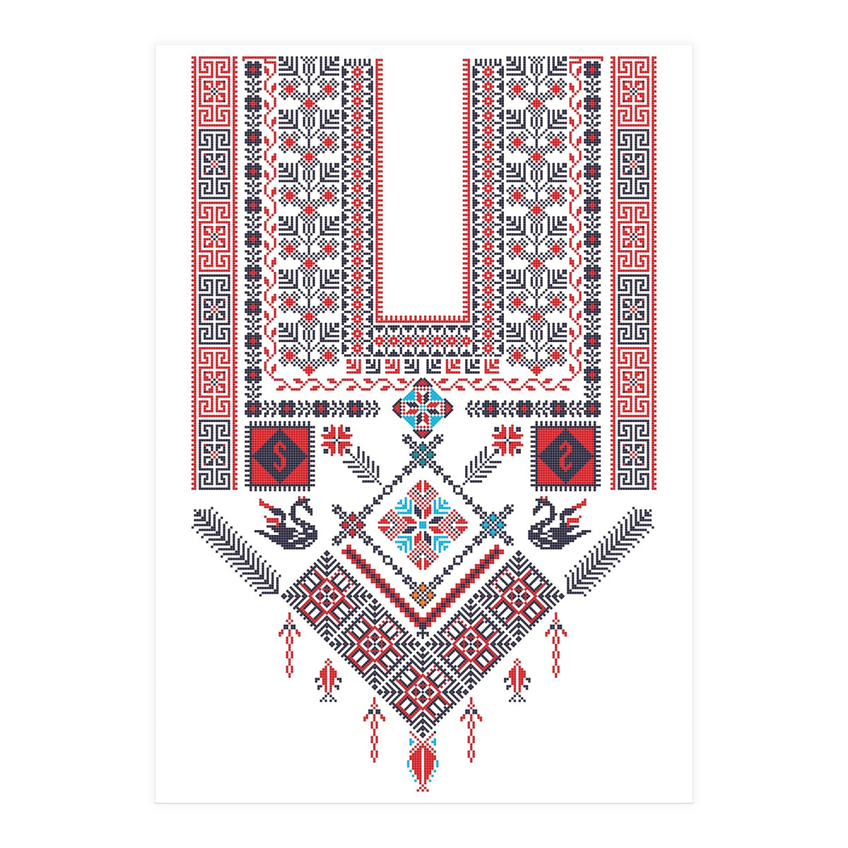 Tatreez Ornament 9 (Print Only)