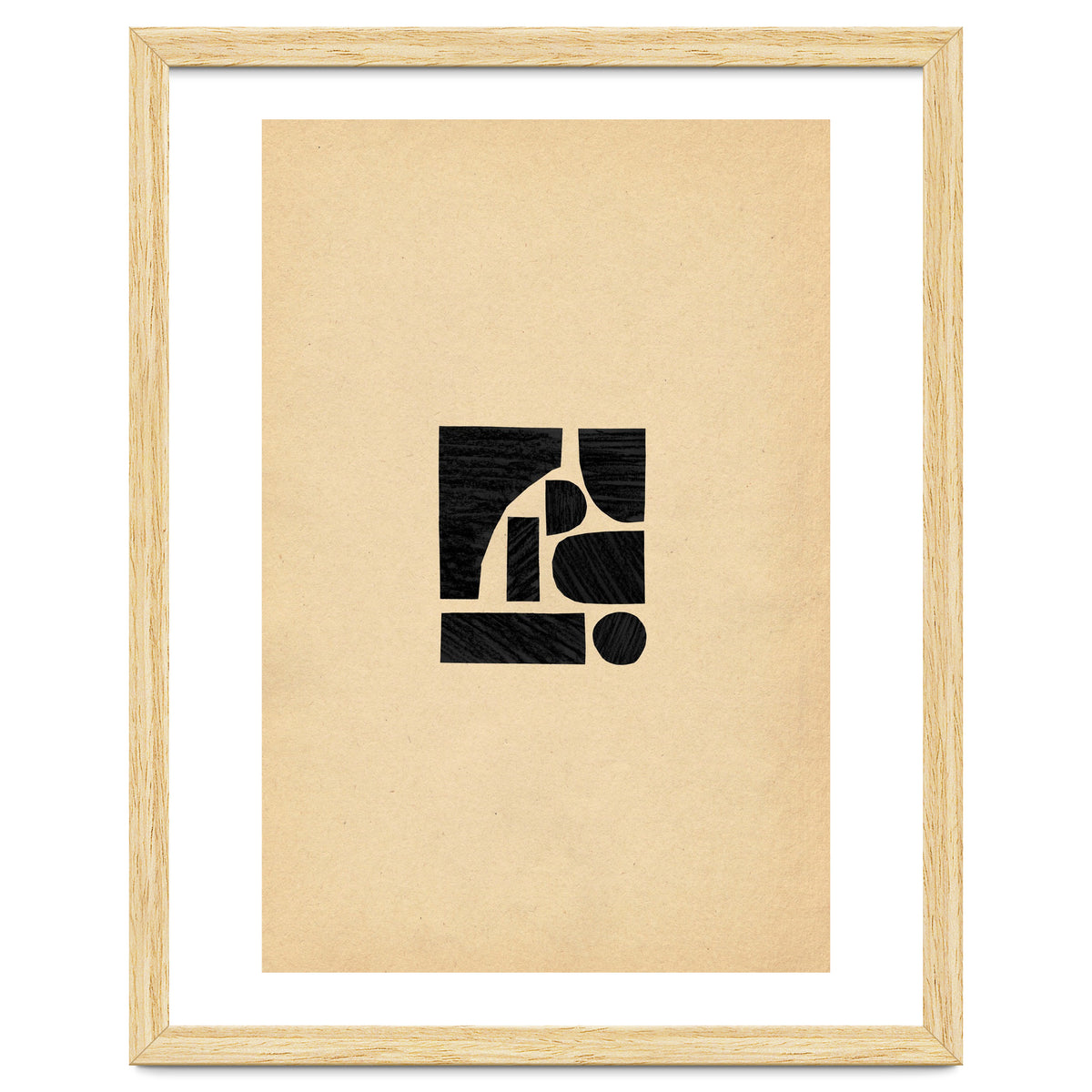 Minimalist black shapes