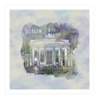 BERLIN Brandenburg Gate | watercolor (Print Only)
