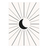 MOON IN LINES - BLACK (Print Only) thumbnail