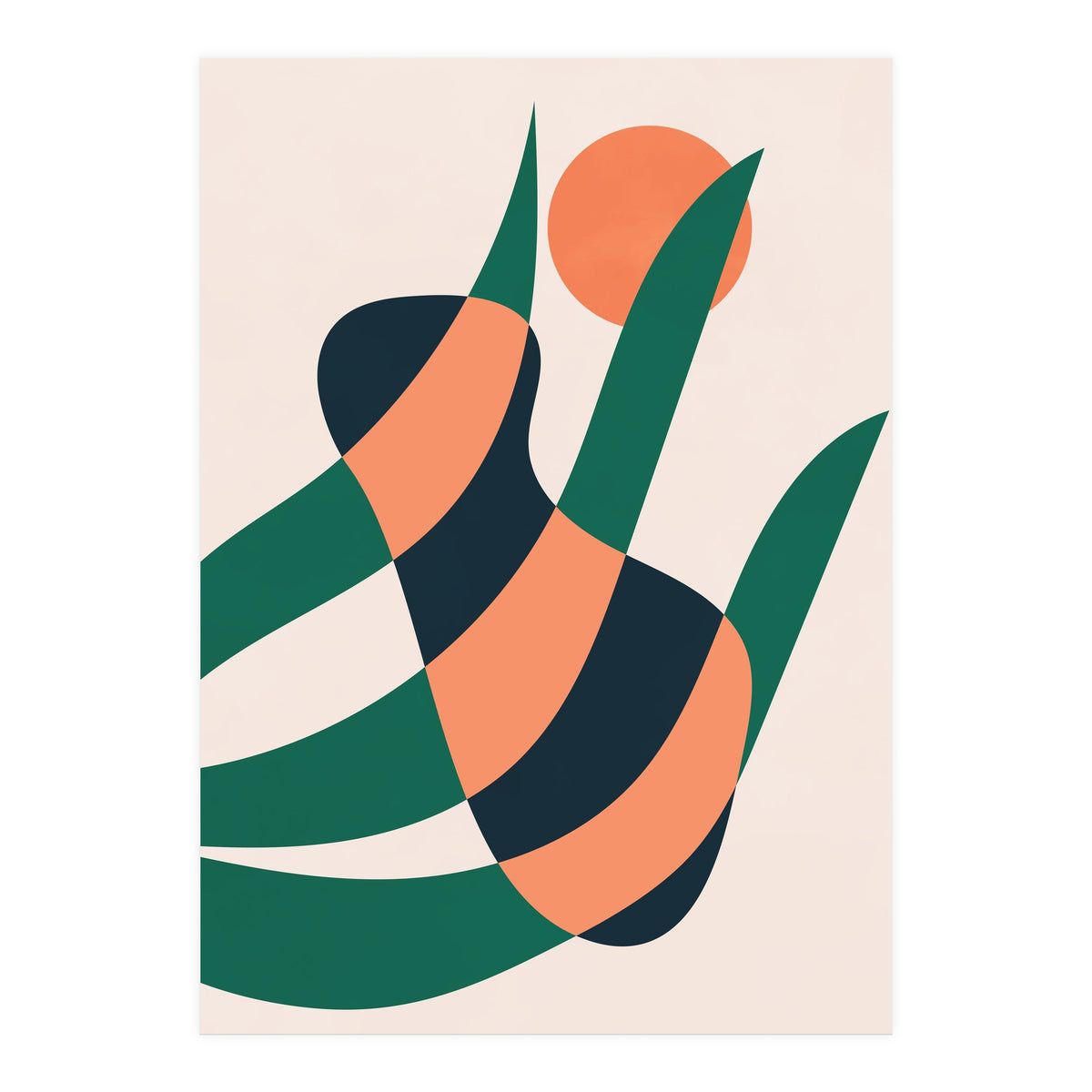 Botanical Plant Geometric Art (Print Only)