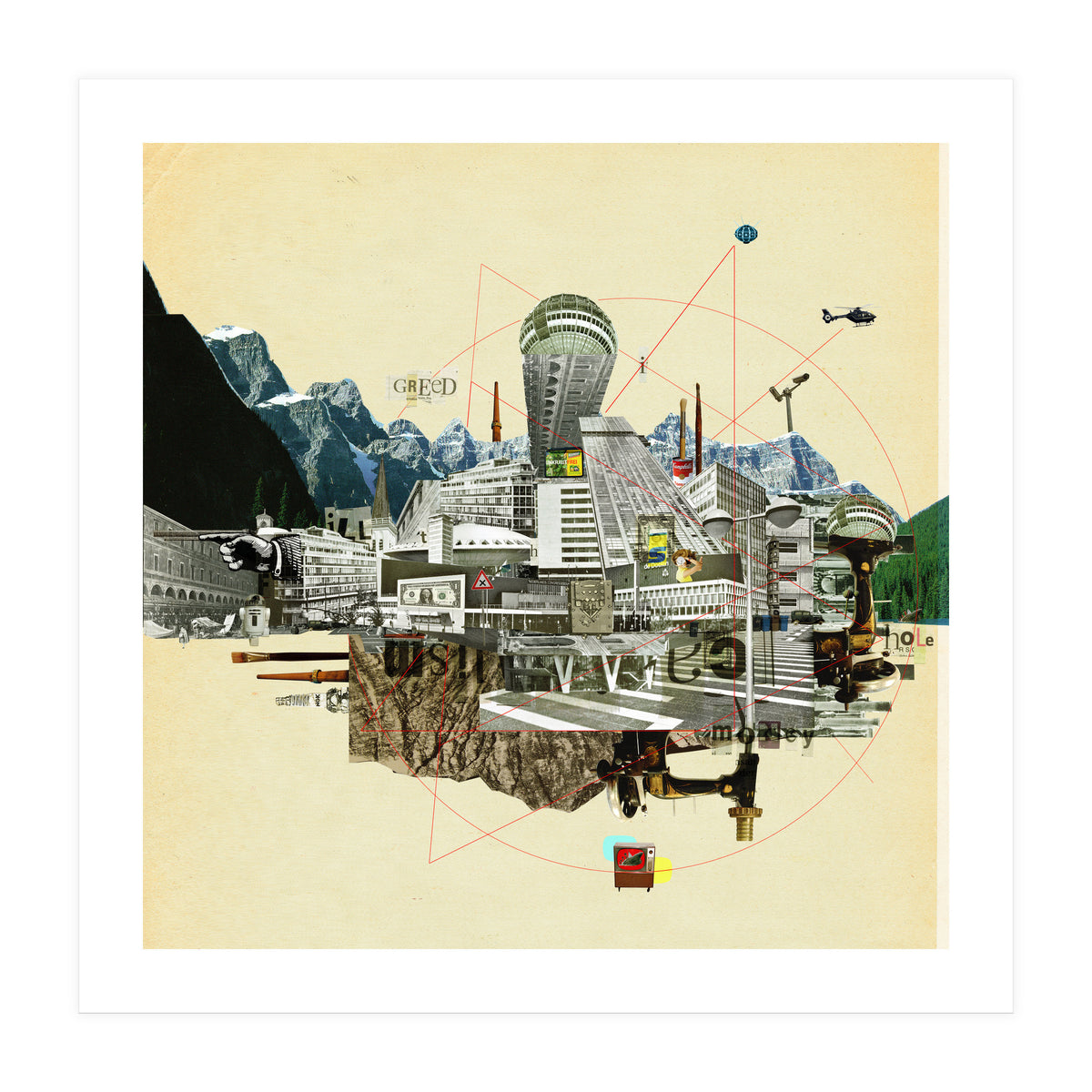 Collage City Mix 7 (Print Only)