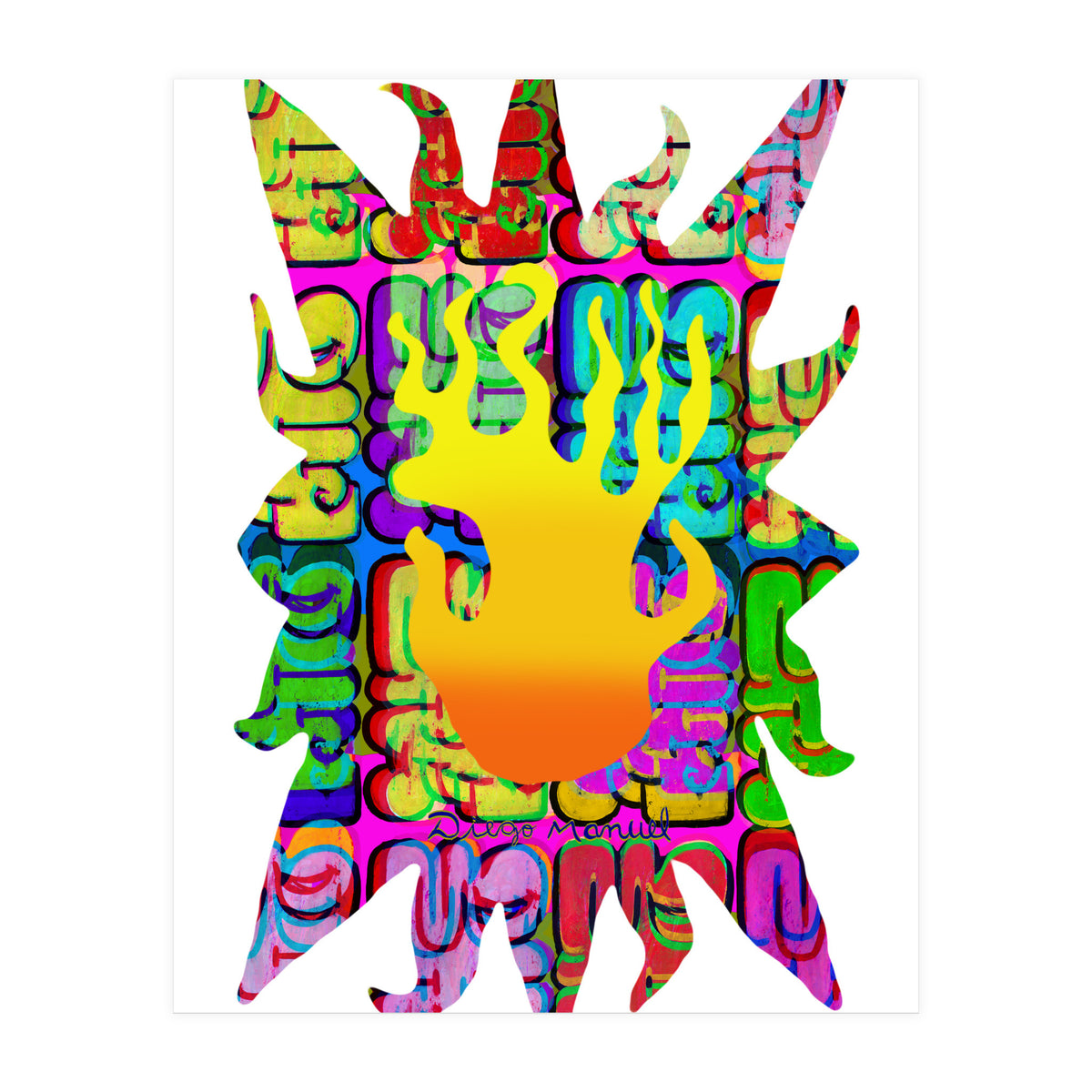 Fuego 5 Copia (Print Only)