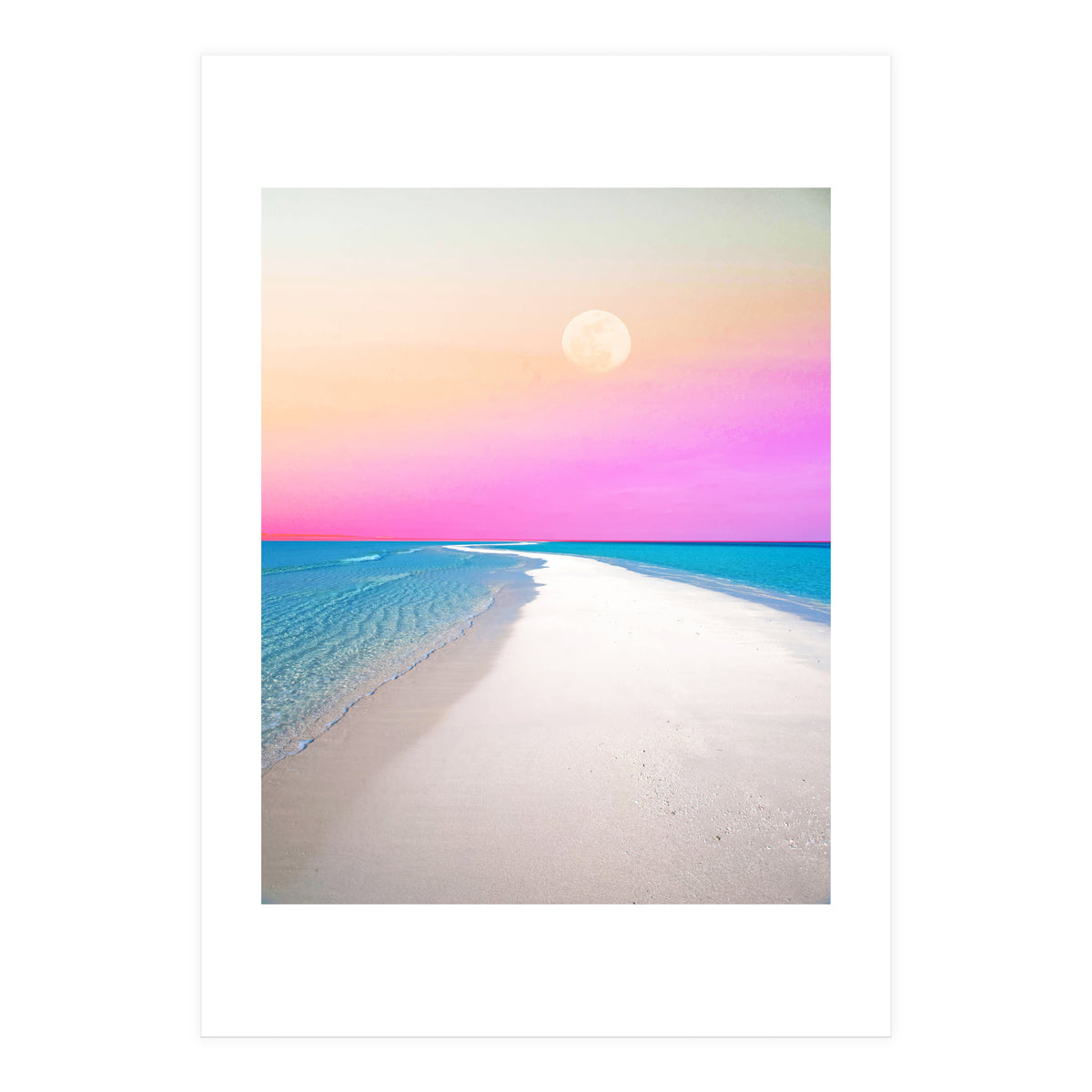 Ocean & Moon II (Print Only)