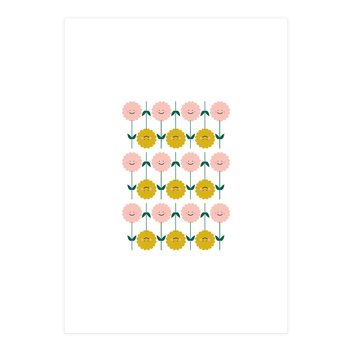 Smiling Flowers Rgb (Print Only)