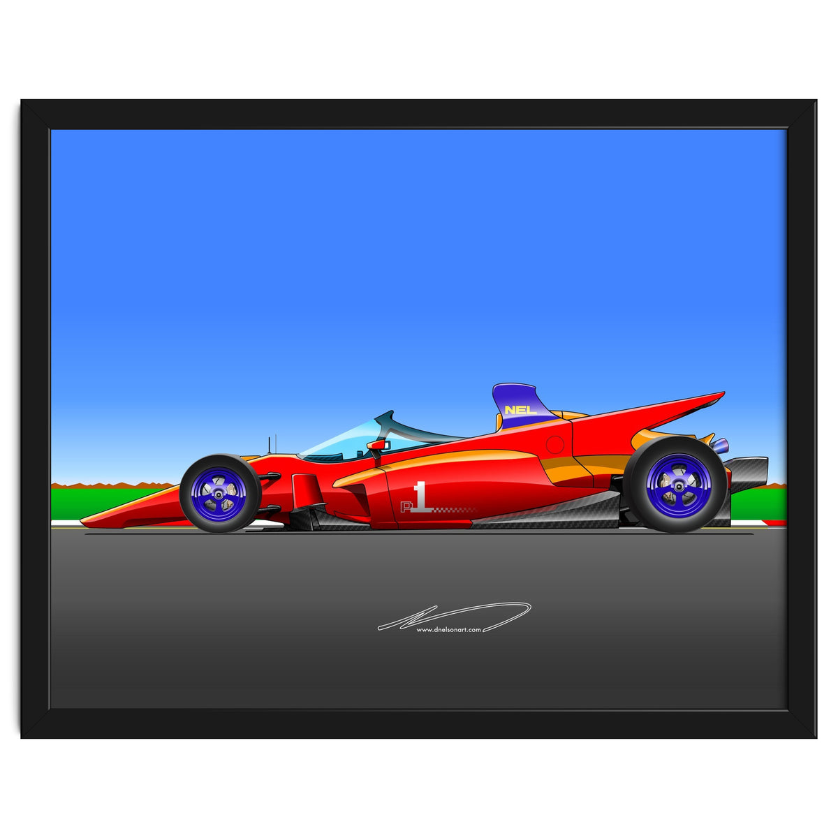 Pole Position Racecar Homage