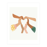 Indiscrimination | Anti-Racism Painting | Unity Illustration | Women Empowerment Growth Mindset (Print Only) thumbnail