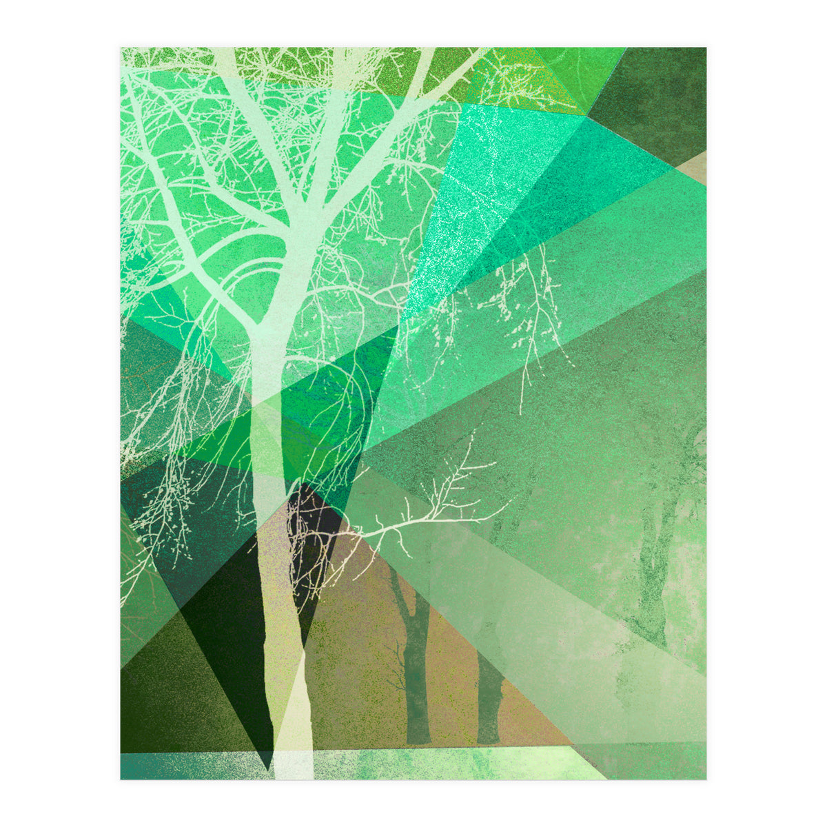 P22 B Trees And Triangles (Print Only)