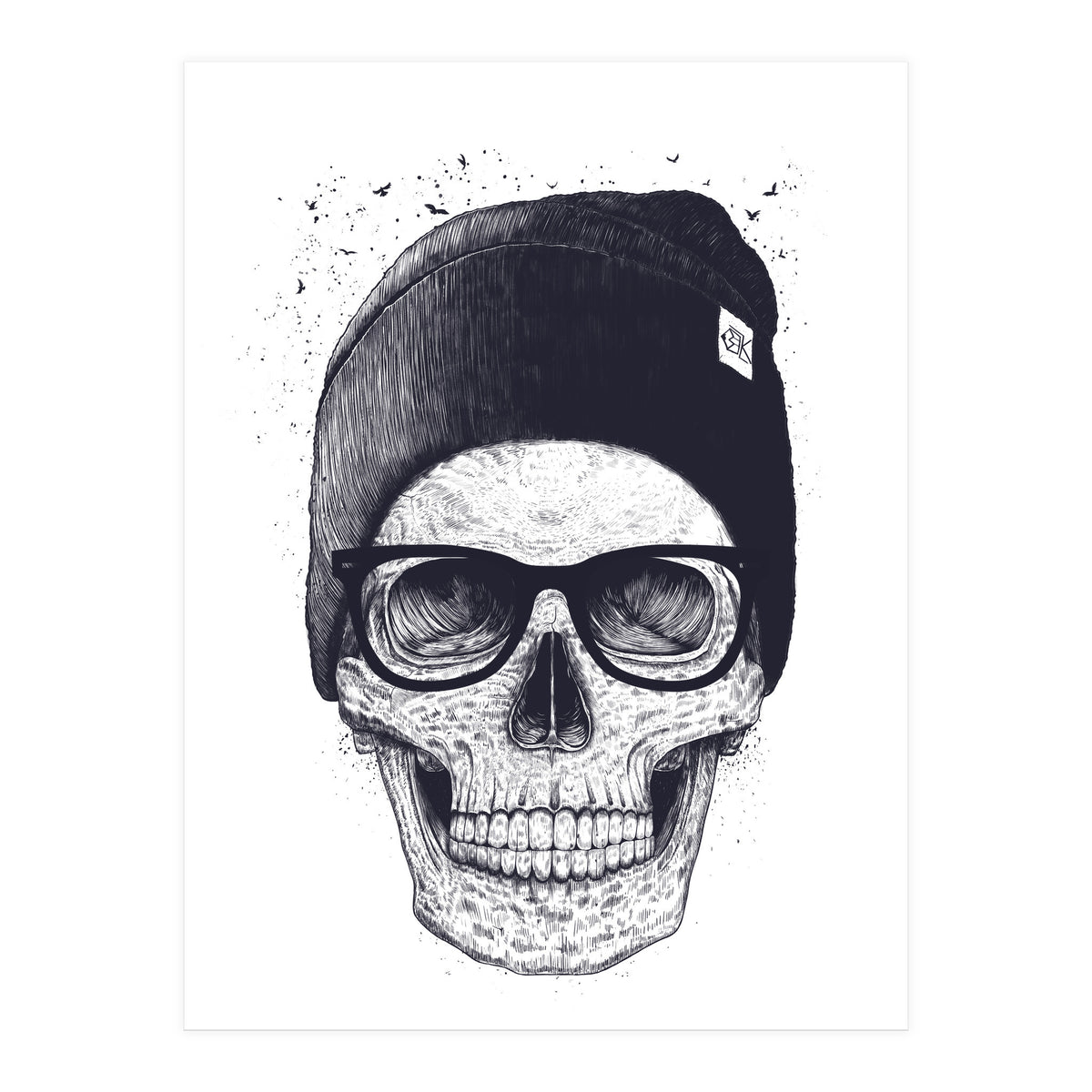 Skull In A Hat (Print Only)