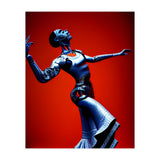 Robot Cyborg passionately dancing Flamenco (Print Only) thumbnail
