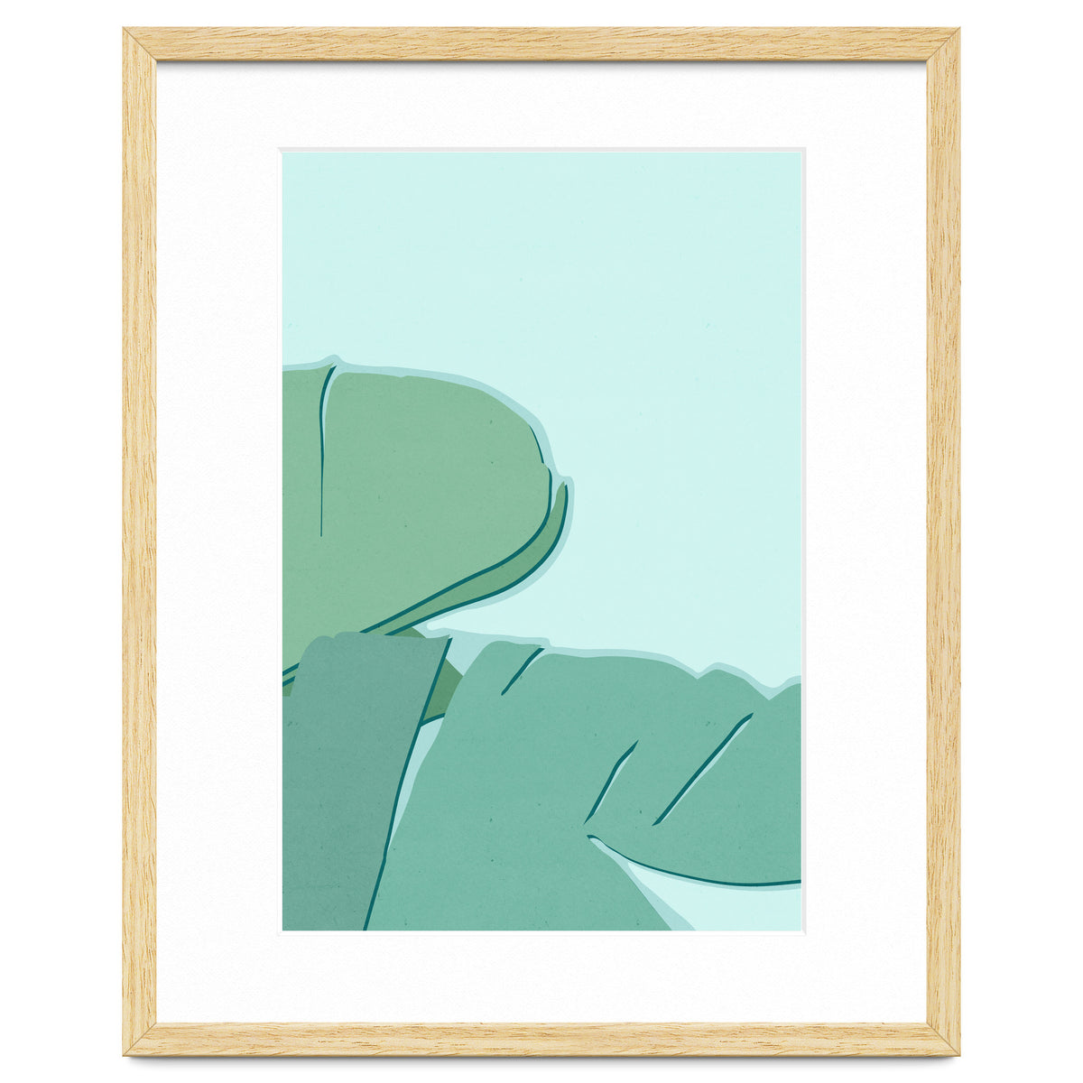 Abstract Banana Leaves Two - Greener Eden