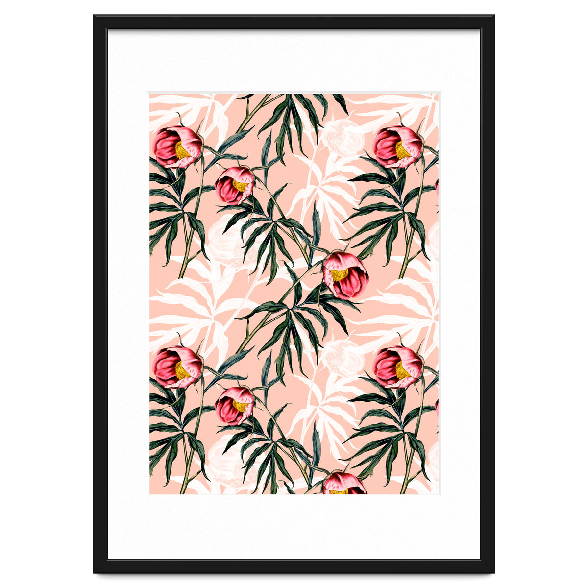 Flowery blooming pink