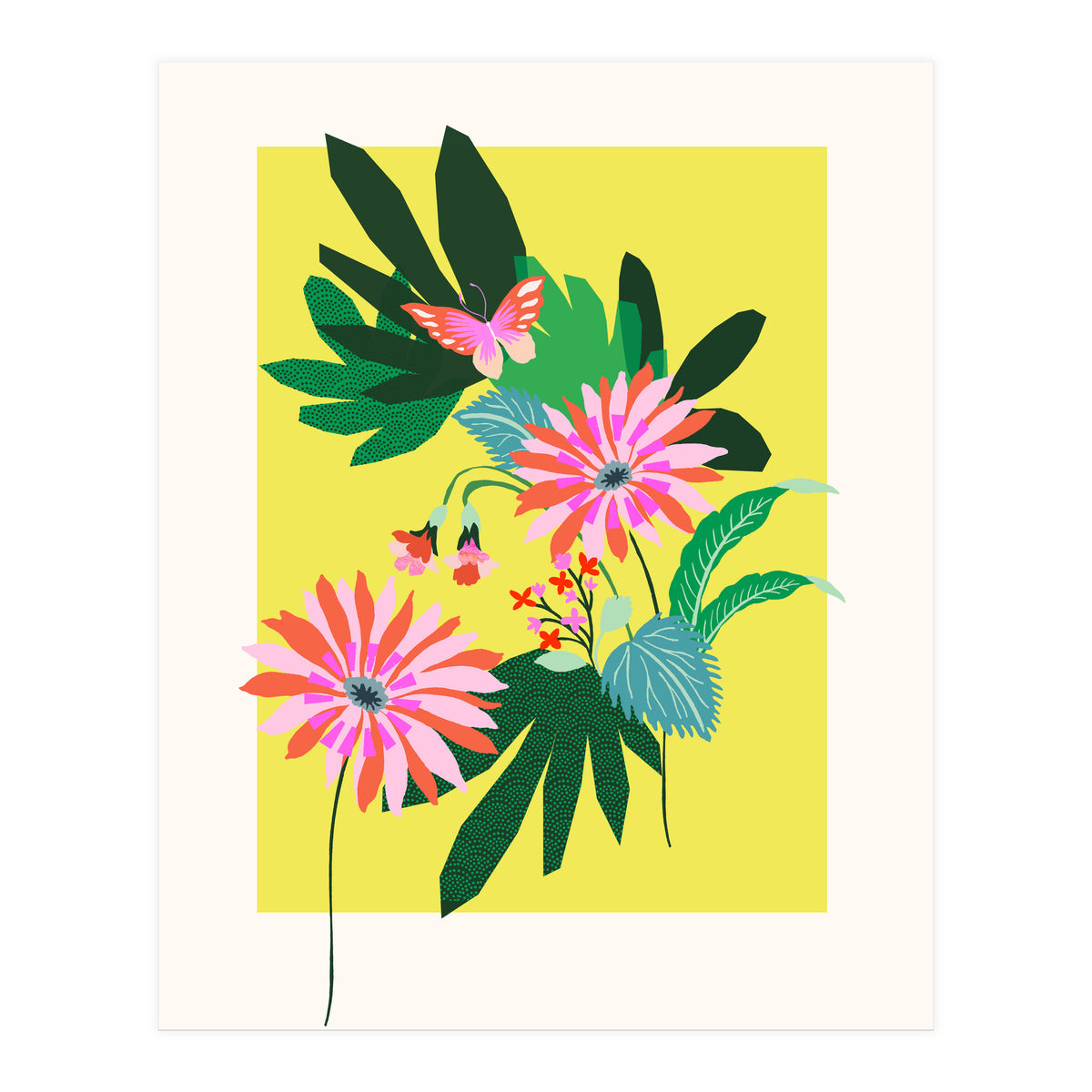 Modern flower (Print Only)