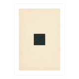 Minimal black square on beige (Print Only) thumbnail