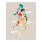 Jellyfish ascend the sky (Print Only) thumbnail