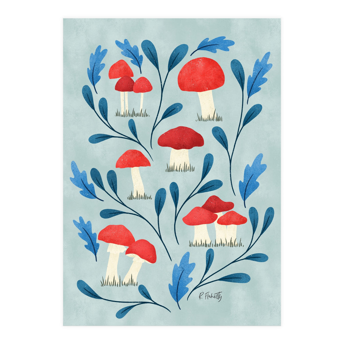 Forest Mushrooms (Print Only)