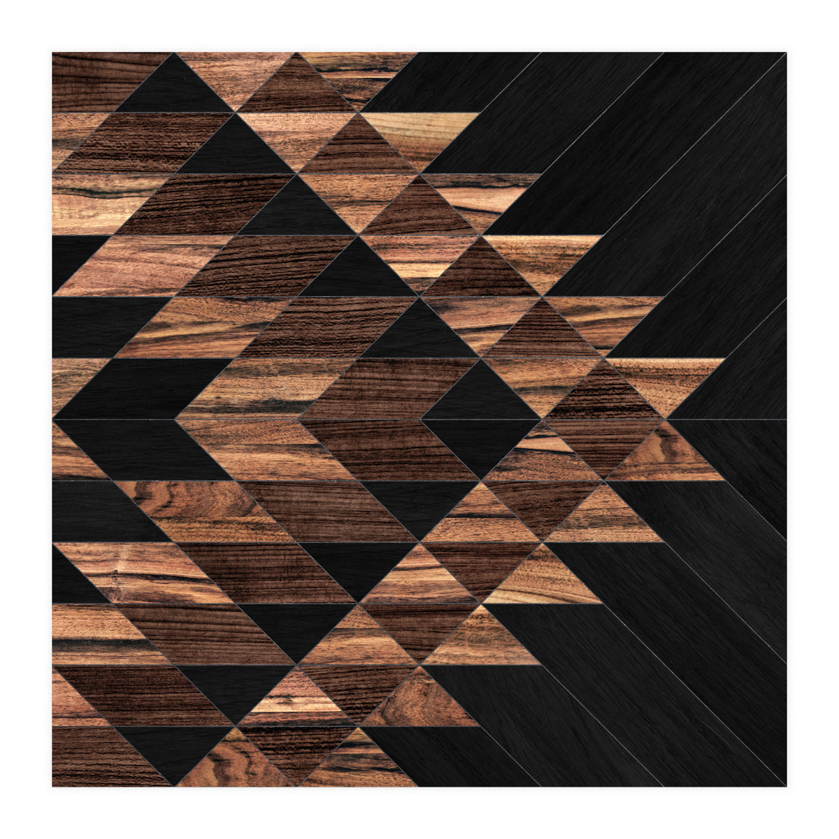 Urban Tribal Pattern No.11 - Aztec - Wood (Print Only)