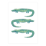 Alligator Trio (Print Only) thumbnail