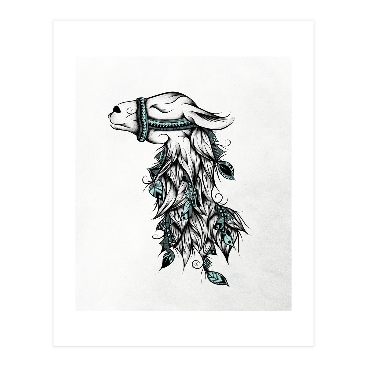 Poetic Llama (Print Only)