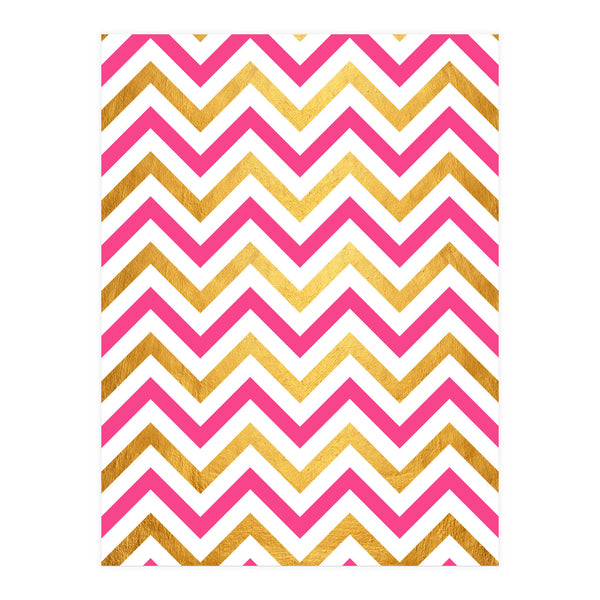 Chevron Golden I (Print Only)