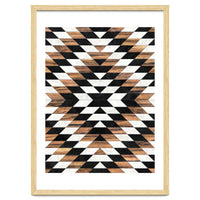 Urban Tribal Pattern No.13 - Aztec - Concrete and Wood