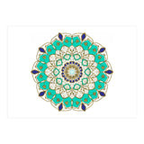 Blue and Gold Mandala (Print Only) thumbnail