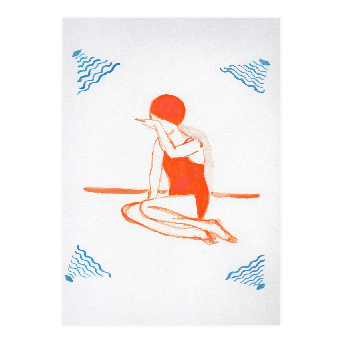 The swimmer (Print Only)