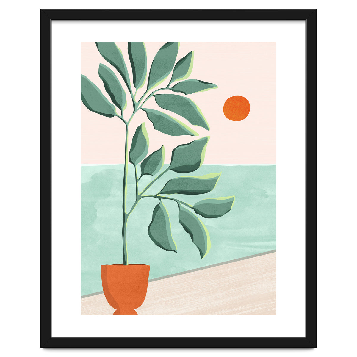 Sunset At The Beach House No.1