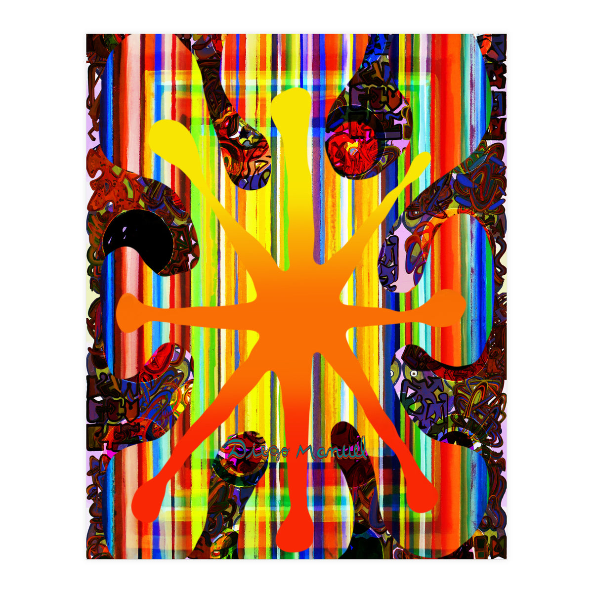 Fuego Y Graffiti 71 (Print Only)