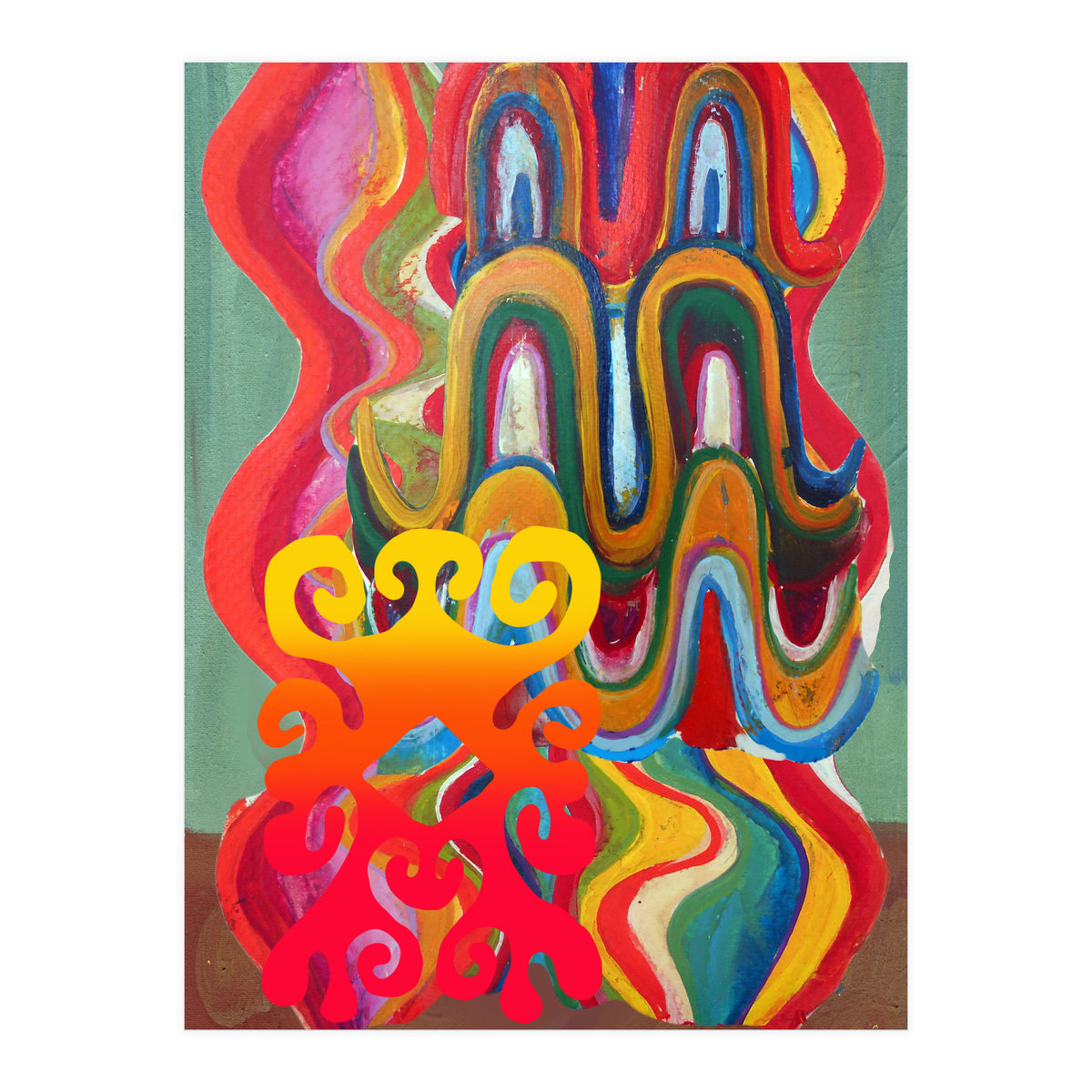 Pop Abstract Asimetrico A9 (Print Only)