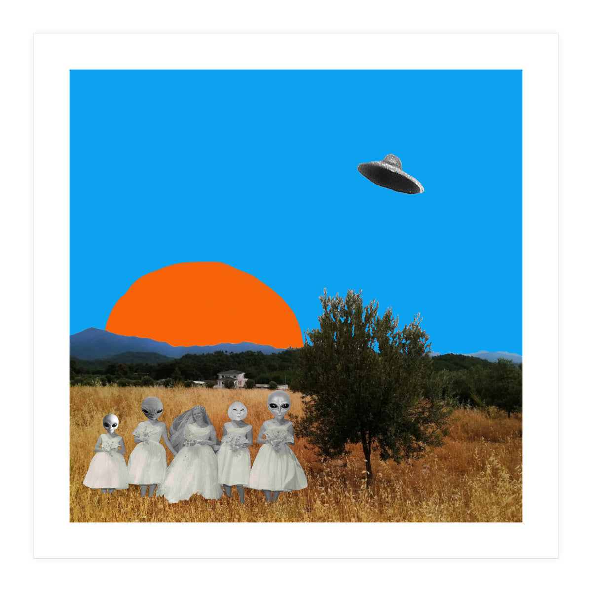 The Wedding Day - Collage (Print Only)