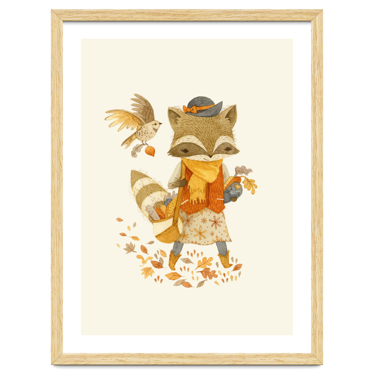 Rebecca The Radish Raccoon