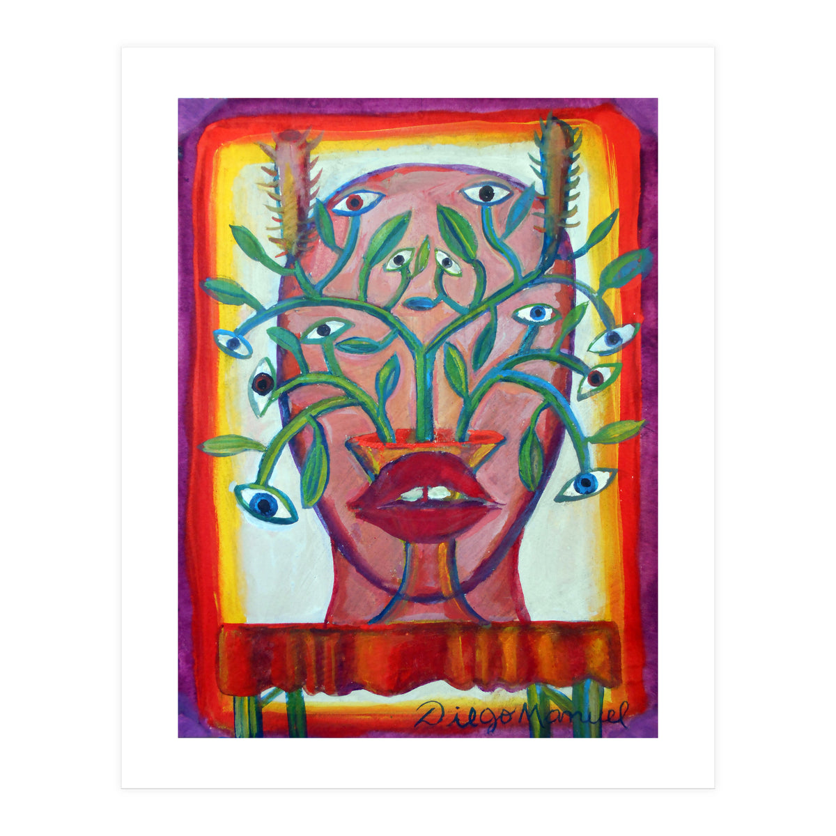 Cabeza De Mujer 5 (Print Only)