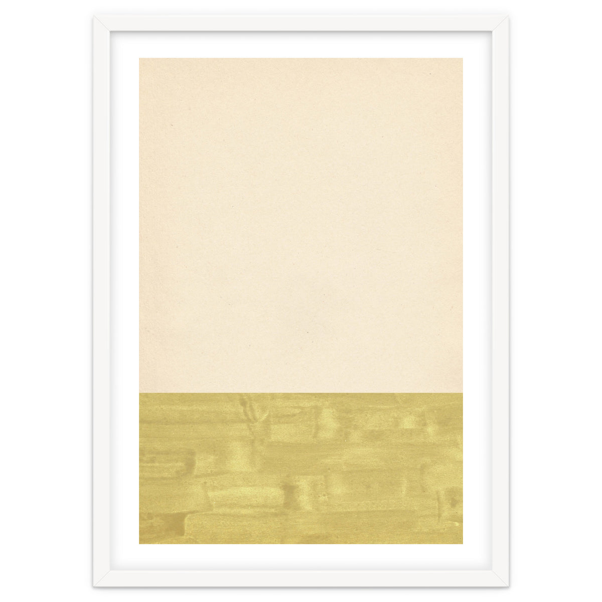 Green and beige color blocks