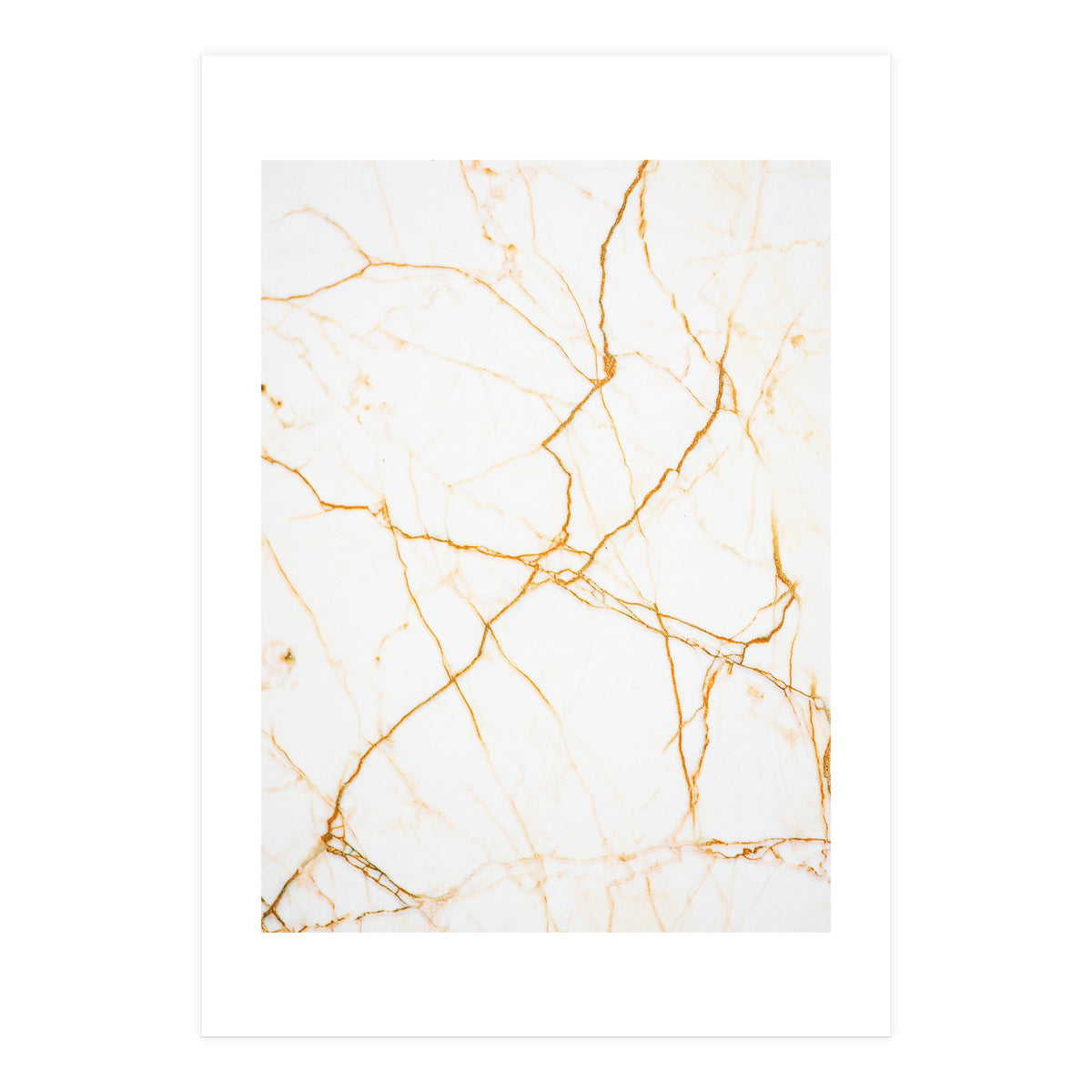 Gold And Marble (Print Only)