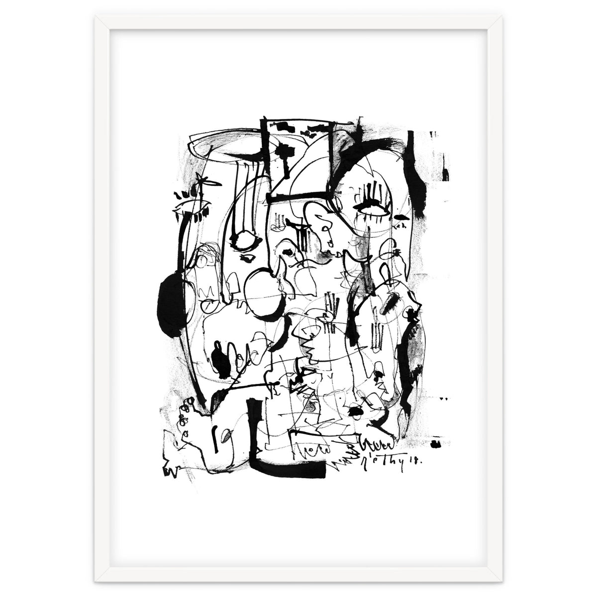 Inside The Mind - b&w