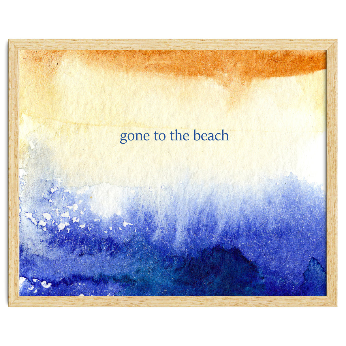 Gone to the beach || watercolor