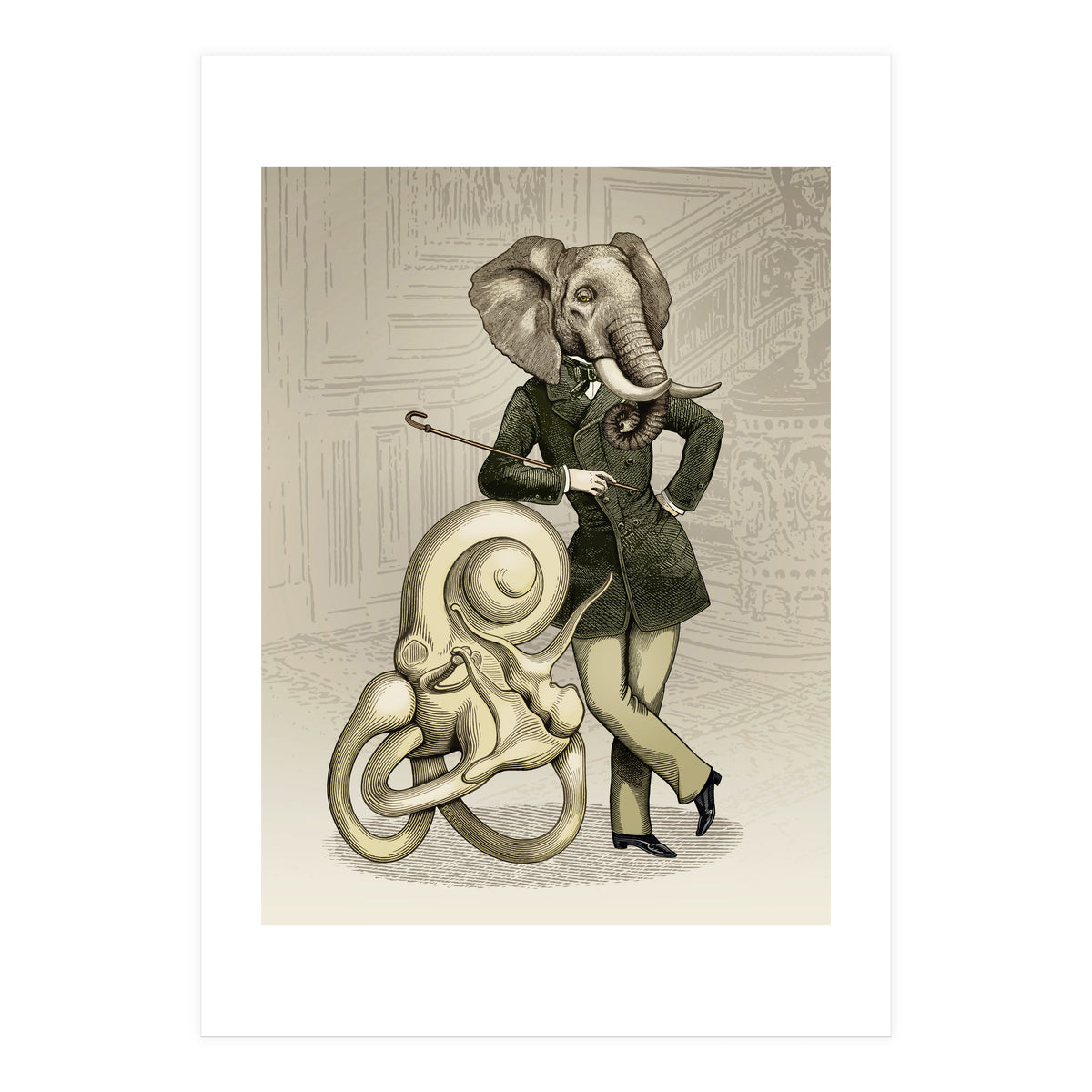 Eustachius the sculptor (Print Only)