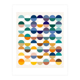 Modern Retro Geometric Half Empty, Half Full (Print Only) thumbnail