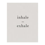 Inhale Exhale Grey Yoga (Print Only) thumbnail