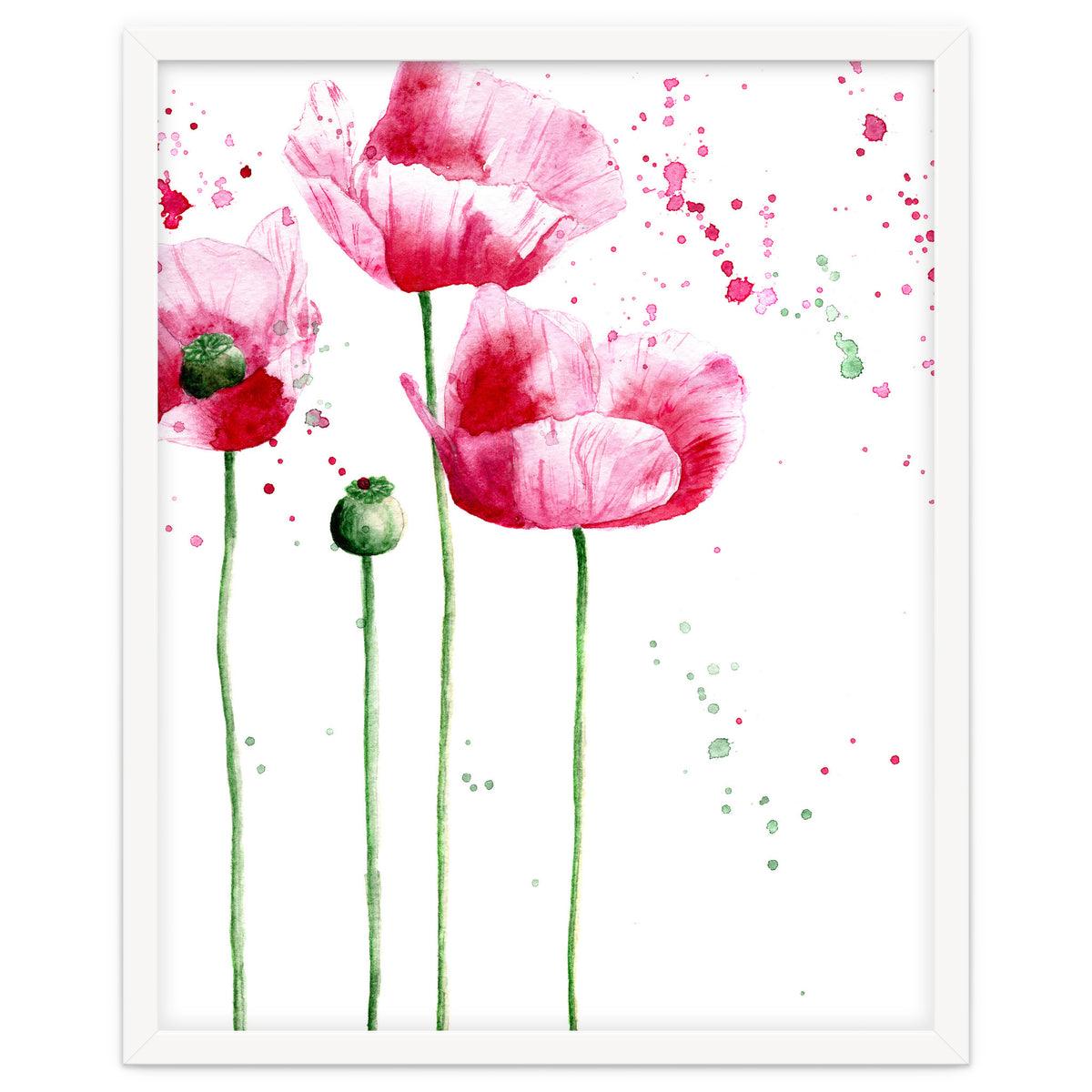 Poppies || watercolor